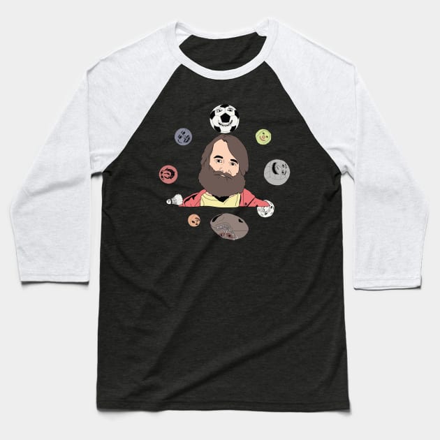 The Last Man on Earth Baseball T-Shirt by Monicdeng